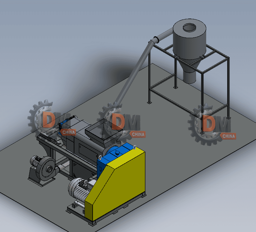 Plastic shredder machine