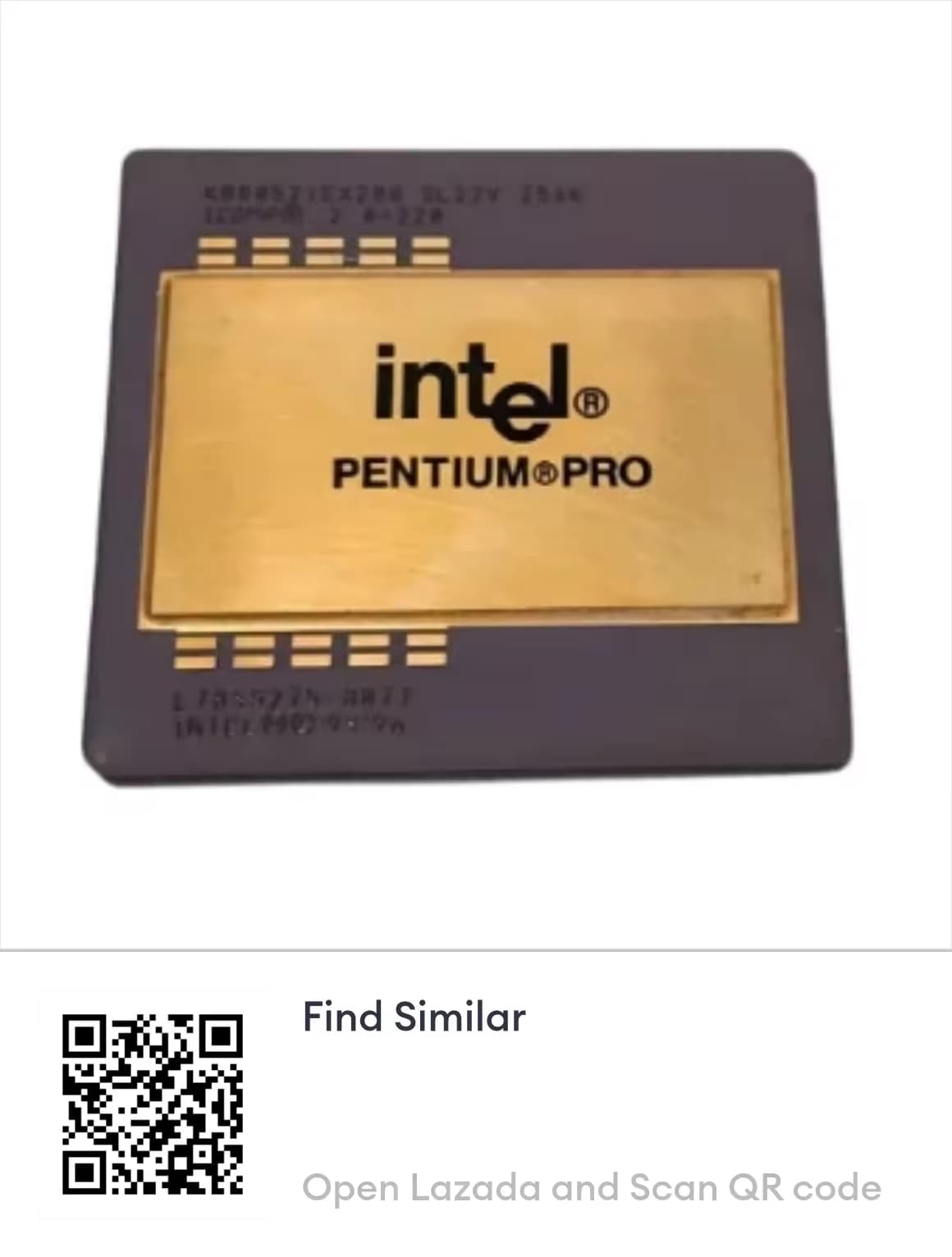 Pentium Pro Ceramic CPU, CPU CERAMIC PROCESSOR HIGH GOLD YIELD