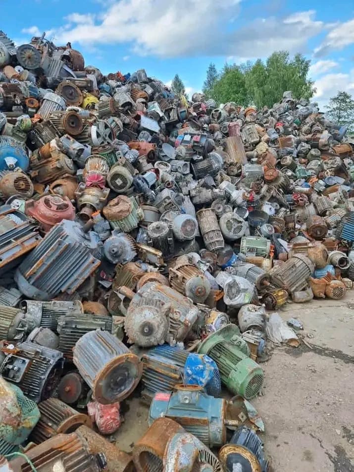 Electric motor scraps